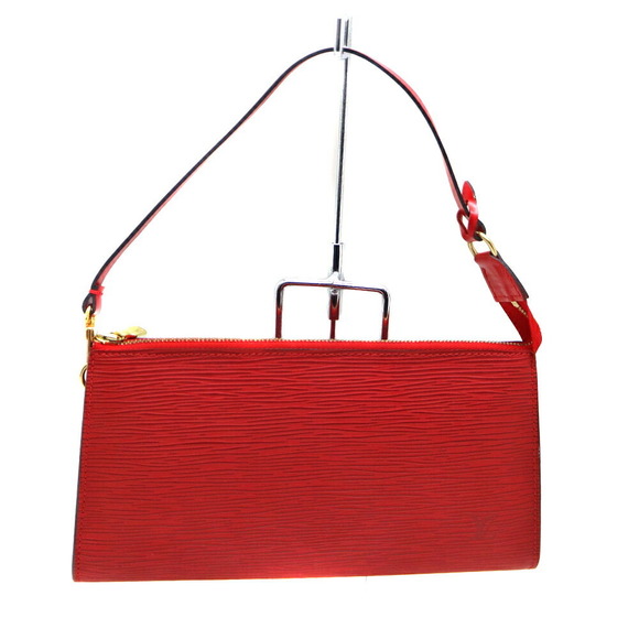 Louis Vuitton Red Leather Accessoires Pochette Epi - Picture 1 of 6